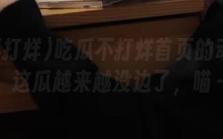 吃瓜不打烊首页的动态更新，这瓜越来越没边了，喵～